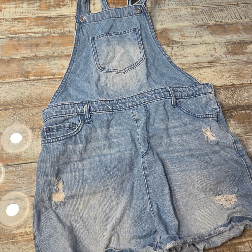 girl's blue jean overalls size 8
